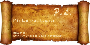 Pintarics Laura névjegykártya